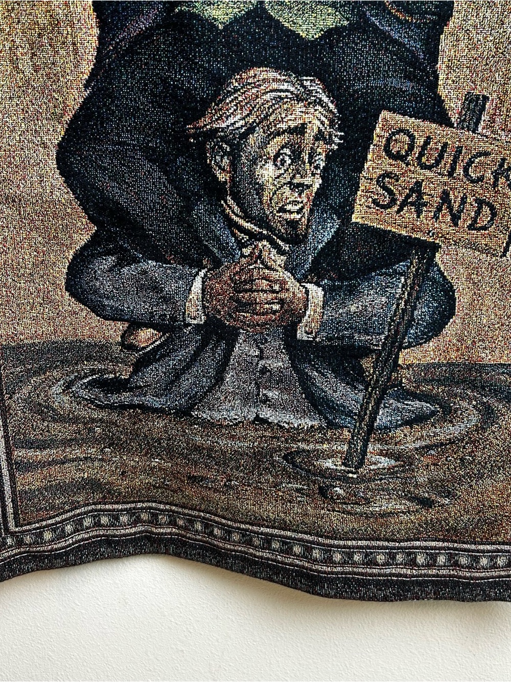 Disney Haunted Mansion "Quicksand" stretching room wall tapestry 999 - Picture 5 of 10